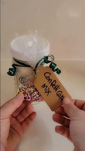 Confetti Cake Mix In A Jar