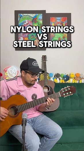 Nylon vs Steel strings! Which sound better? 🤔