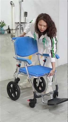 Shower Commode Chair with Wheels