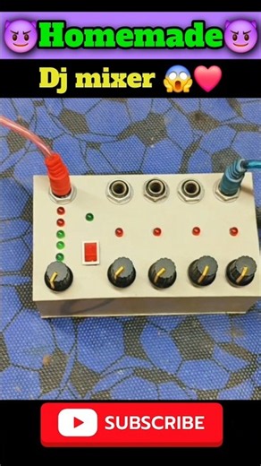 How to make Dj mixer 😱❤️😈#shortsfeed​ #trending​ #viralvideo