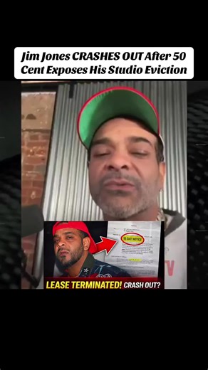 Jim Jones CRASHES OUT After 50 Cent Exposes His Studio Eviction #jimjones #new #studio #media #fyp