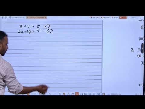 CBSE Class 10 Maths 3.3 | Pair of Linear Equations in Two Variables | Book Exercise Solutions