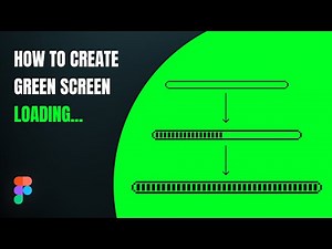 Green Screen Loading Bar Animation | Figma Tutorial