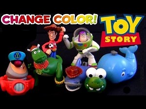 Color Changers Partysaurus Rex Splash Buddies Toy Story Reuploaded