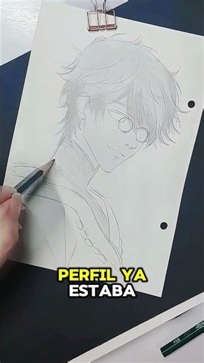 Rostro anime de perfil con cabello y sombras#dibujoanime #animeface #animeboy #animeart #animedraw