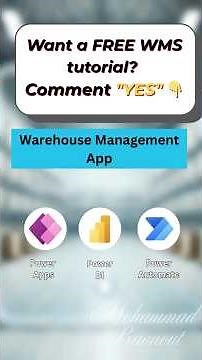 I Built a FREE Warehouse App with Power Apps & Power BI 🔥