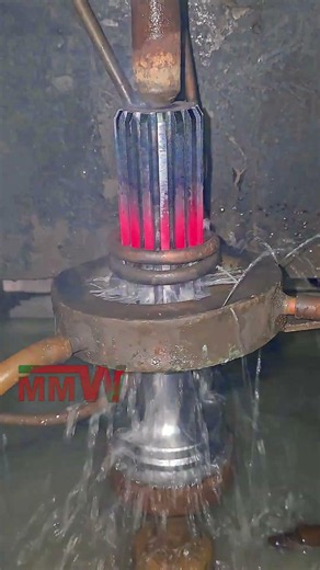 Satisfying Industrial Heat Process #engineering #manufacturing #shorts