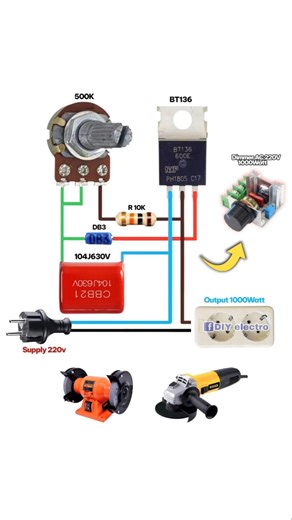 1000 watt AC dimmer circuit#shortvideo