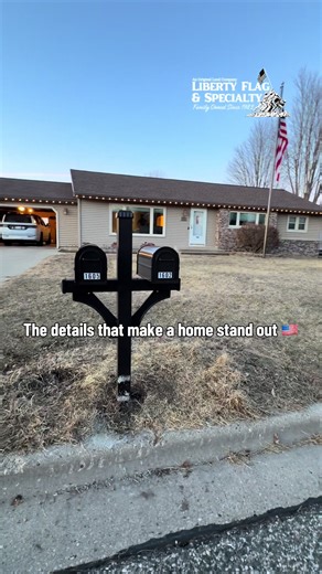 Not everything that upgrades a home is inside it. Sometimes it’s the details outside. 🇺🇸 American-made flagpoles 📬 Aluminum mailboxes built to last 💡 Permanent holiday lighting The right details change everything. #americanmade #homeupgrade #flagpole #curbappeal #madeinusa