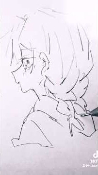 変っていわれた自己流横顔の描き方٩( •̅ ·͜· •̅)ว #fypシ #イラスト #drawing #おすすめ