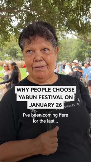 “It’s a celebration of togetherness.” We asked people why they chose to attend Yabun Festival on January 26 and listened to what it means to them. | SBS Australia