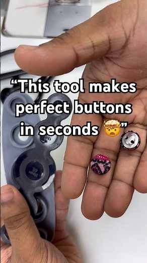 Fabric Button Making Tool Hack 🔥 | Easy Sewing Trick for Beginners