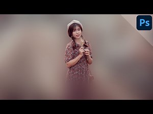 Blend subject with blurred background | Fading subject (Gradient Mask) | PHOTOSHOP TUTORIAL