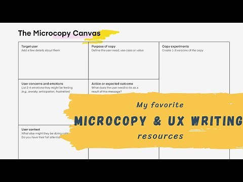 Getting Started with MICROCOPY & UX WRITING