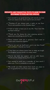Romantic and Thoughtful Texts to Send to Your Boyfriend to Make Him Feel Special | Beyoutiful