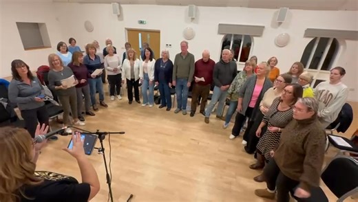 1.4K views · 43 reactions | Loving tonight in WROXALL! Whoop whoop! The new song sounds GREAT! Well done choir! | The BIG Sing | Facebook