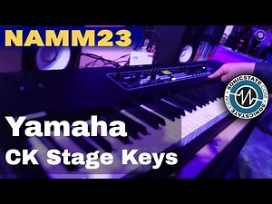 NAMM 2023 - Yamaha - CK Series Stage Keyboard