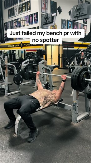 I’ll hit it next time😓 #fyp #benchpr #gym #latman #wings | bench press