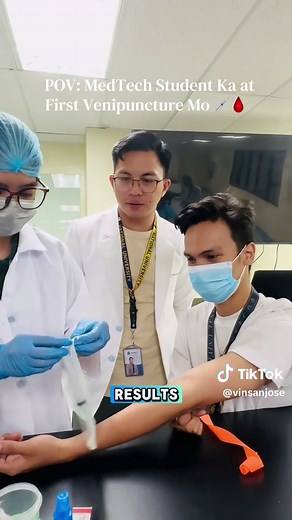 POV: MedTech Student Ka at First Venipuncture Mo 💉🩸 #NUMOA #MedTech #labtalk #Professor #FYP