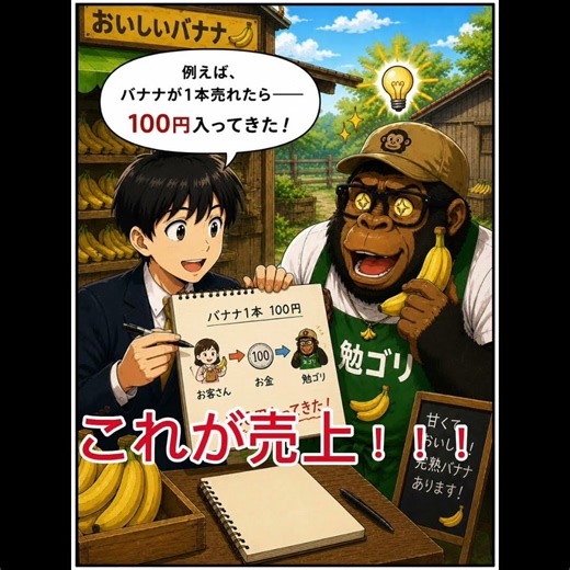 簿記４コマ 第２話 勉ゴリ簿記を知る。 #簿記#簿記3級#簿記2級#勉強#勉強垢#資格勉強#資格取得#社会人勉強#独学#勉強中#ChatGPT#AI活用#AI漫画#AI動画制作