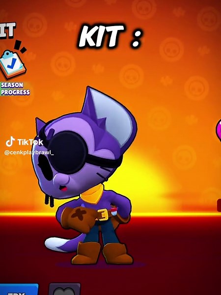 Kit: The Cat Character in Brawl Stars