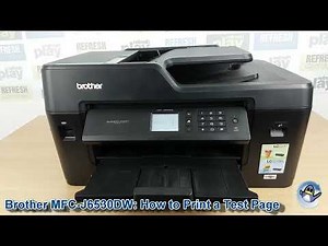 Brother MFC-J6530DW: How to Print a Nozzle Check Test Page