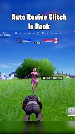 Auto Revive Glitch Is Back 😈 💀 #fortnite