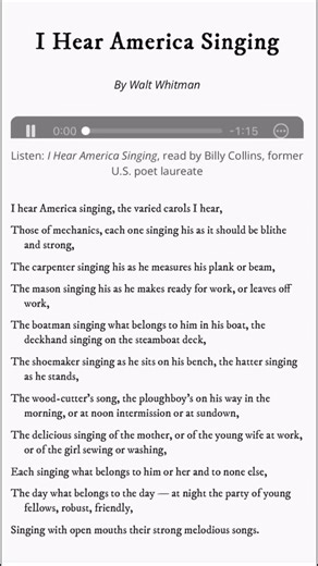 “I Hear America Sing” by Walt Whitman #HappyLaborDay 🇺🇸 Labor Day in the United States honors the contributions and resilience of American workers. | U.S. Embassy Madagascar