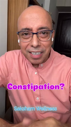 Constipation is a serious problem faced by many. If left untreated, it leads to many diseases, including liver damage. If you change your eating habits and work on your thought patterns, it can be taken care of. Watch to learn more. For holistic health, contact Saksham Wellness on 8447128219. Drop a WhatsApp message and we will get in touch with you. #health #wellness #constipation #guthealth #hydration #stressmanagement #insecurity #miser | Sanjiv Pandey