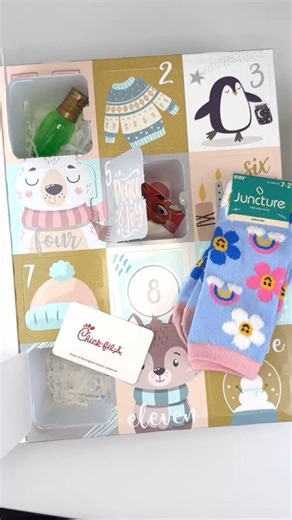  Build your own 12-Day Advent Calendar!  Each calendar measures...