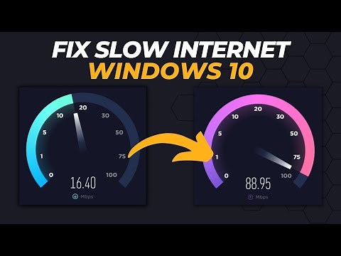 Fix Slow WiFi Internet on Windows 10 | Windows 10 Slow Internet Speed Fix | Fix Slow Internet Speed