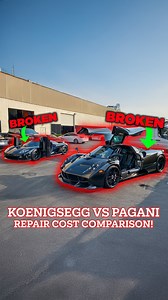 Koenigsegg vs Pagani - REPAIR COST COMPARISON! | VINwiki