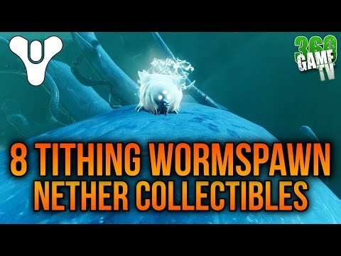 All 8 Tithing Wormspawn Locations Guide - Nether / Dreadnaught Collectibles Act 2 Worms - Destiny 2