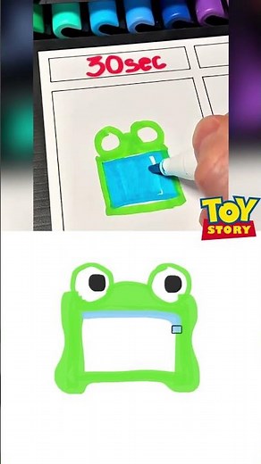 Drawing Lilypad in 30 sec(ToyStory) #art #lilypad #toystory #tiktok #shorts #toystory5 #VladyslavART