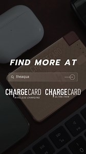 Looking For The World's Thinnest Portable Charger or a Powerful Wireless charger? 🔋💳 ChargeCard Is The Emergency Phone Charger That’s No Bigger Than A Credit Card! ✔️High-grade power bank specially designed for your battery-fueled life ✔️So much thinner than any other charger! ✔️Works with most smartphones Will you choose the Ultra-thin or the Wireless? | AquaVault