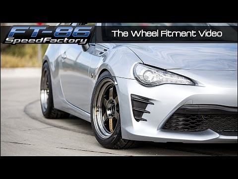 FT86SpeedFactory - Wheel Fitment Guide