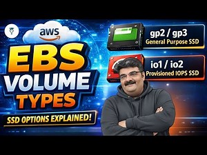 AWS EBS Volume Types Explained | gp2 vs gp3 vs io1 vs io2 | SSD Storage in AWS
