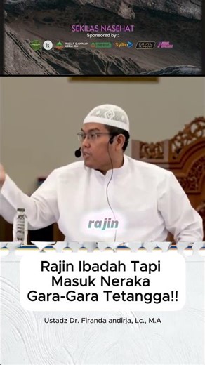 Diligent in Worship, But Going to Hell Because of Your Neighbors? - Ustadz Dr. Firanda Andirja, L...
