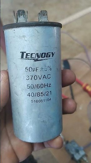 Capacitor for Refrigeration System #refrigeration #electricity