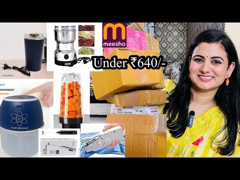 Best Meesho Kitchen Haul, Juicer Jar, Electric chopper ,Grinder, Whisker, Mini swing machine Review