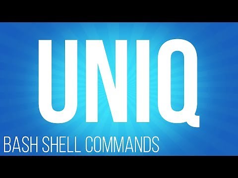 Uniq utility (commands for linux)