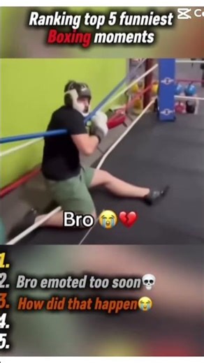 Funniest boxing moments