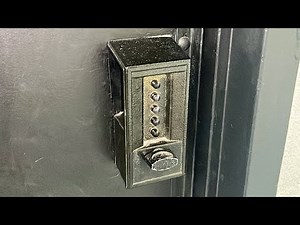 Kaba Simplex Model 6200 Mechanical Push Button Combination Lock