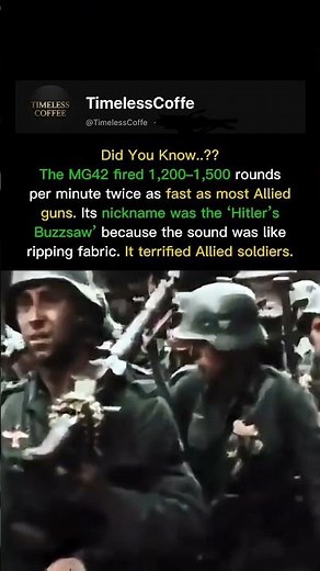 Germany’s Deadliest Machine Gun in World War II