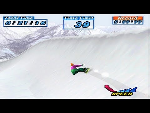 Snowboarding PS1 Gameplay HD