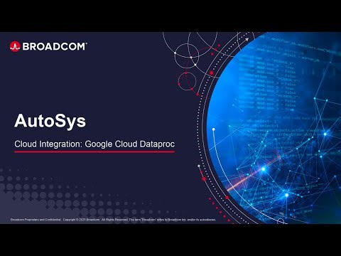 AutoSys Cloud Integration with Google Cloud Dataproc