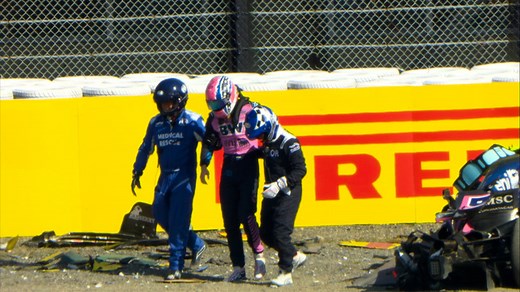 2025 Japanese GP FP2: Heavy crash for Doohan brings out the red flags