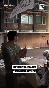 The World's Fastest Snowball Thrower 😱 | GreatestHighlights