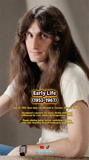 Geddy Lee (Evolution) Rush #progressiverock #geddylee #rush