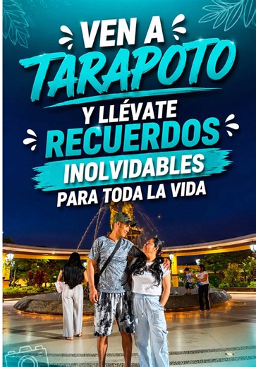 🌴💙 ¡VEN A TARAPOTO Y CREA RECUERDOS INOLVIDABLES! Tarapoto es un destino que lo tiene todo: hermosos paisajes, cataratas impresionantes, lagunas, naturaleza, cultura y mucha aventura. 🌊🌿✨ Cada lugar que visites será una nueva historia para recordar. Con Vacaciones en Tarapoto, disfruta de tours y paquetes preparados para que conozcas lo mejor de nuestra hermosa Amazonía y vivas experiencias junto a las personas que más quieres. 📸💙 ✈️ No lo sigas pensando. Reserva con nosotros, conoce Tarap